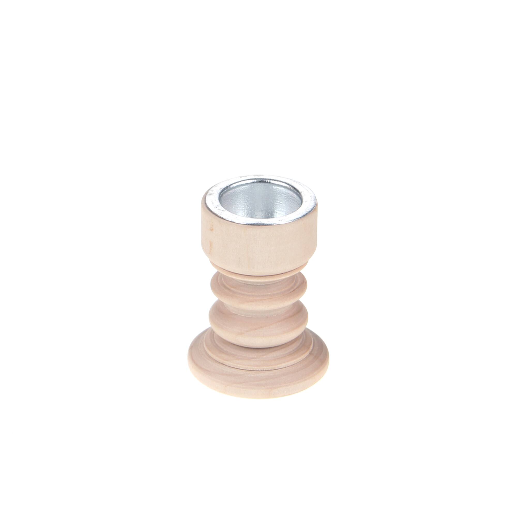 12 Pack: Wood Candle Holders Set by Make Market®